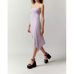 UO Y2K Asymmetrical Midi Dress | Sz XL